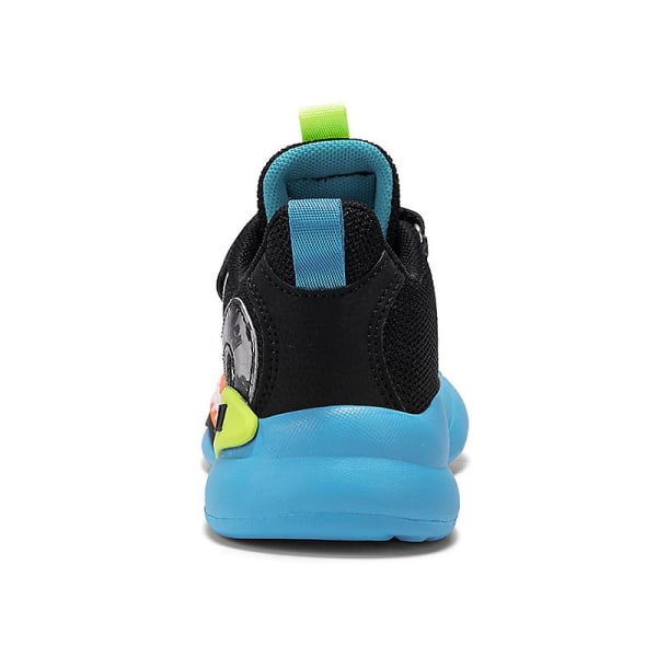 Sneakers för barn Andas löparskor Mode Sportskor L888 BlackBlue 39