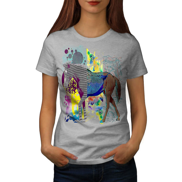 Creative Horse Dam Gråskjorta XXL