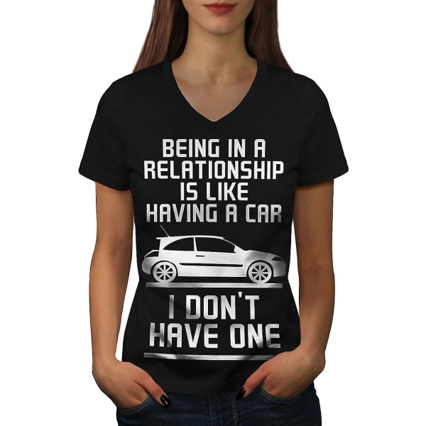 Relation Car Funy Women T-shirt S