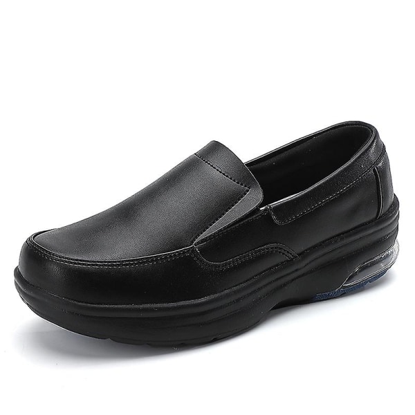 Dam Casual Shoes Läder Air Cushion Shoes Air Shoes Fr8069 Black 41
