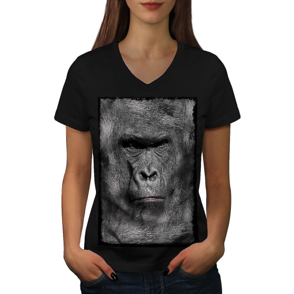 Monkey Beast Face T-shirt för kvinnor S