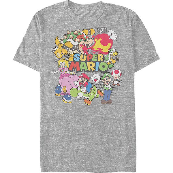 Collage Super Mario Bros. T-shirt L