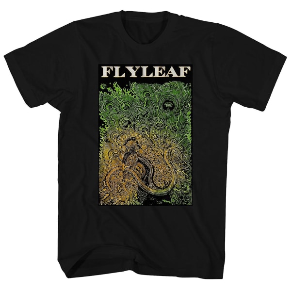 Flyleaf T Shirt New Horizons Album Art Flyleaf Shirt M