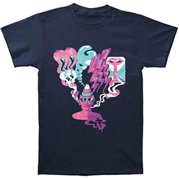 Mgmt Herr Freakyhead Slim Fit T-shirt Marinblå S