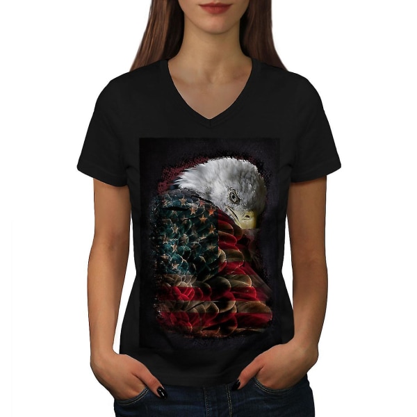 Eagle Flag America Usa Women T-shirt XL