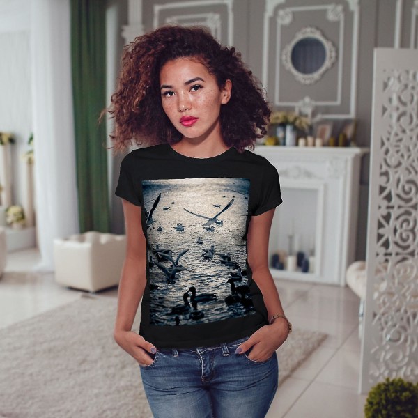 Duck Photo Bird Women T-shirt 3XL