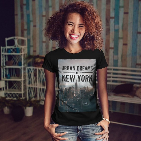 Dream Urban Photo Ny T-shirt för kvinnor L