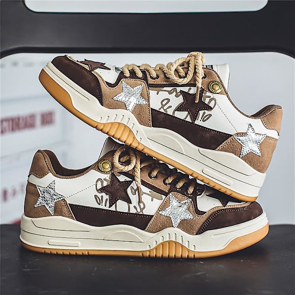 Herr Sneakers Andas Herr Skateboard Skor Löparskor 3Abk53 Brown 41