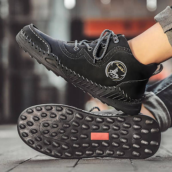 Utomhusstövlar för män Mode Casual Boots 1G668 Black 41
