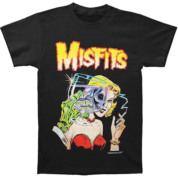 Misfits Men's Die Die Revisited Slim Fit T-shirt Large Black XXL