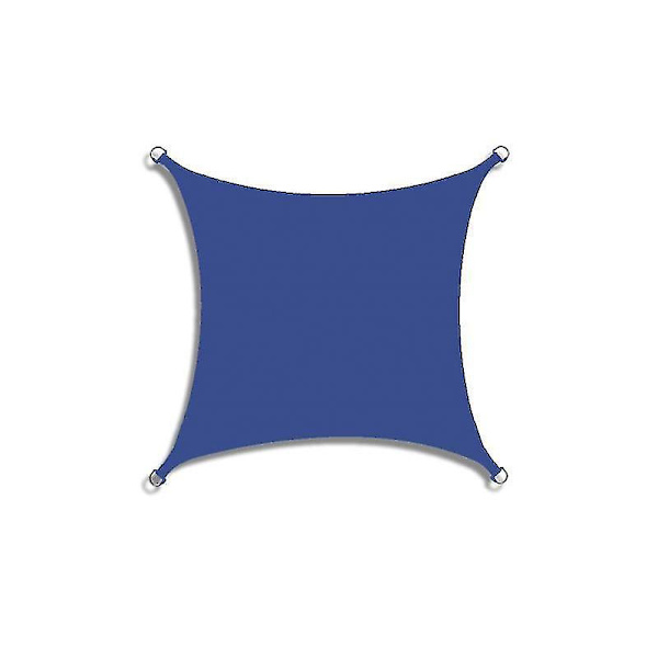 5 X 6 meter vattentät solskugga segla utomhus markiser för trädgårdsgård segel Pool Partio Solskydd Royal Blue