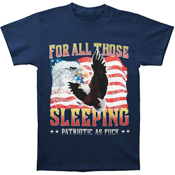 För alla som sover Patriotic As Fuck T-shirt XXXL