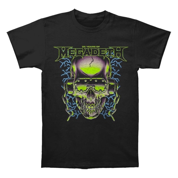 Megadeth 35 Years Headphone Skull T-shirt XXXL
