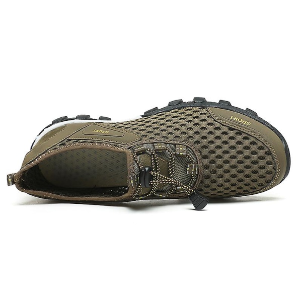 Herrskor Mode Sneakers Löparskor Utomhus vada Skor Fr112 Green 44