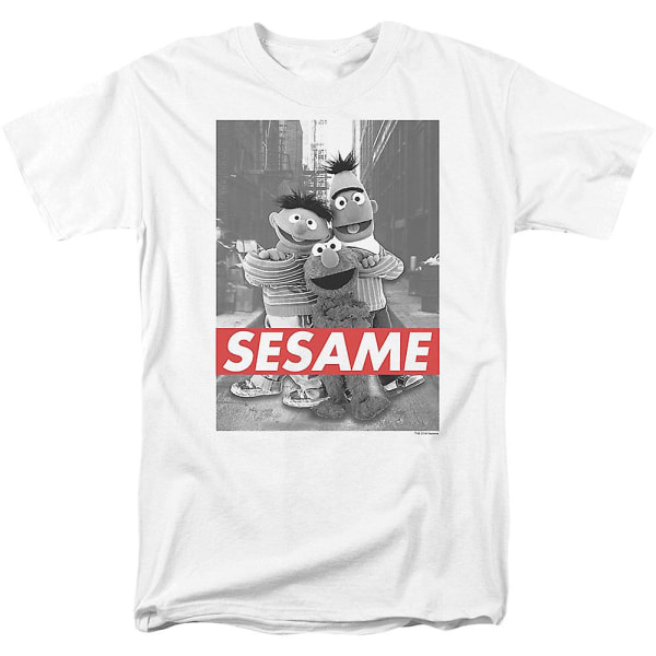 Ernie Elmo Bert Sesame Street T-shirt M