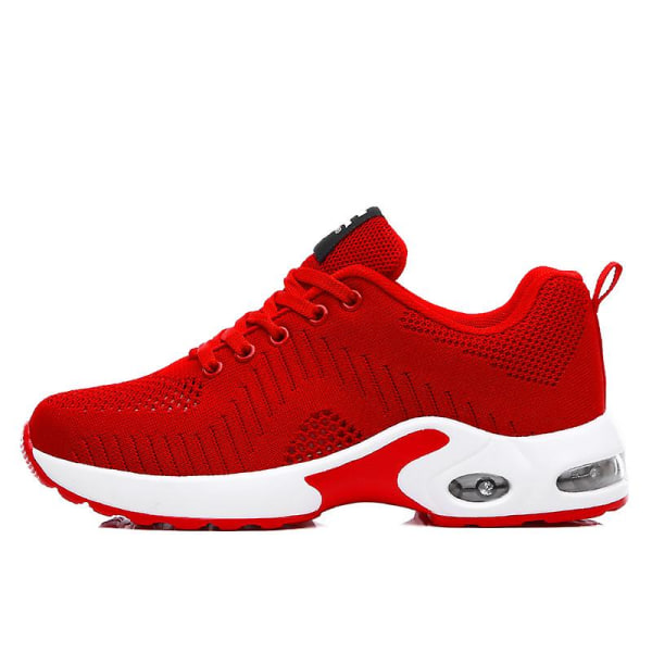 Dam Air Sports löparskor Andas Sneakers för kvinnor 1809 Red 41