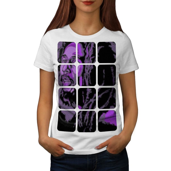Bob Marley Face Celebrity Women T-shirt S