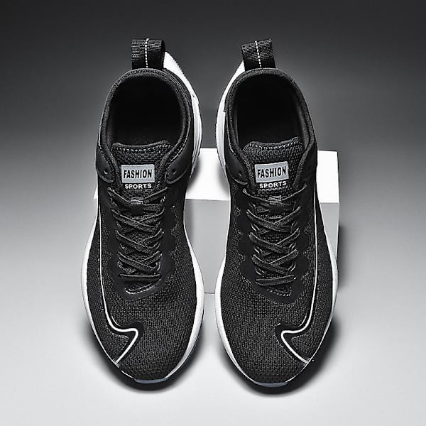 Herr Dam Sneakers Andas löparskor Mode Sportskor 2Da1906 BlackWhite 41