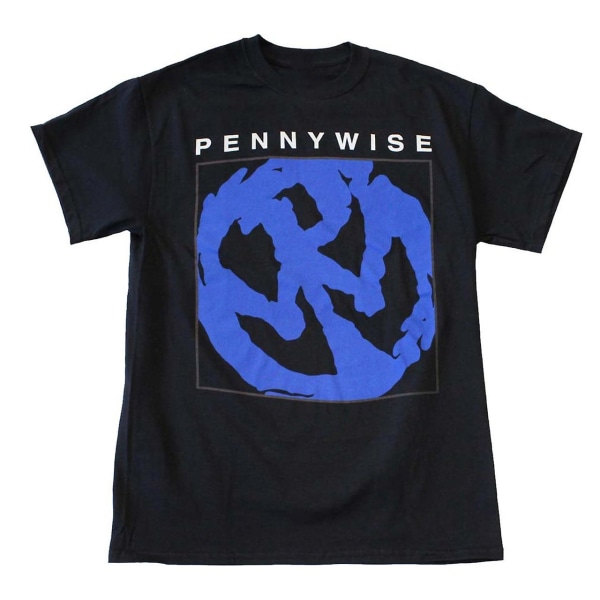 Pennywise T-tröja Pennywise blått-logotyp T-shirt L