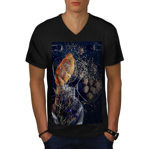 Kök Frukost Mat Män T-shirt XL