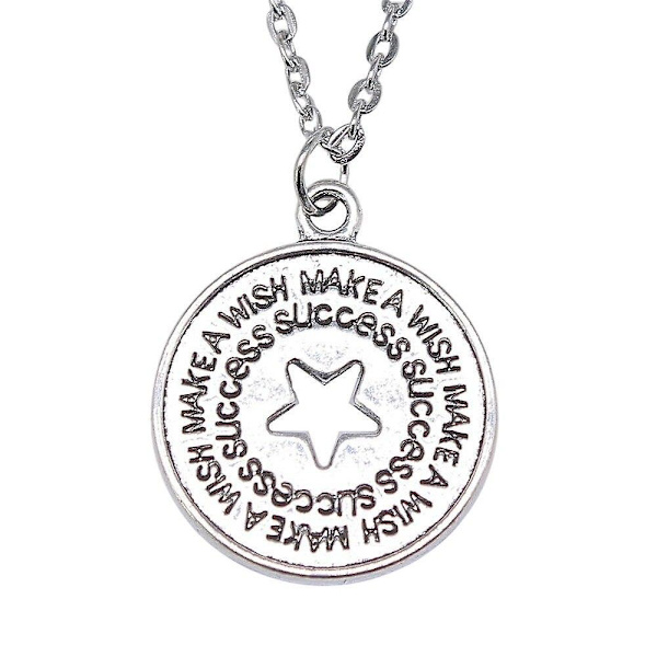 1 bit Sun Pentagram Charms smycken halsband för kvinnor