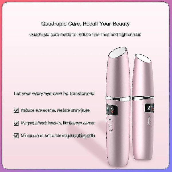 Vibration Ta bort ögon Ansiktsvård Massage Device|hem Massager Skönhet