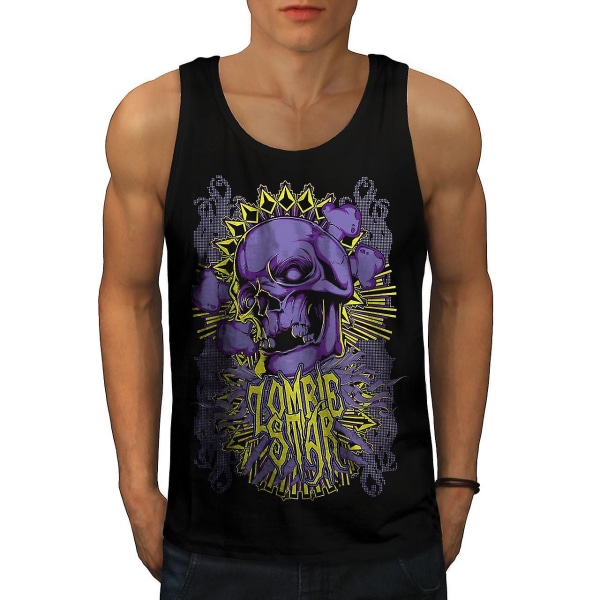 Star Horror Death Men Blacktank Top | Wellcoda L