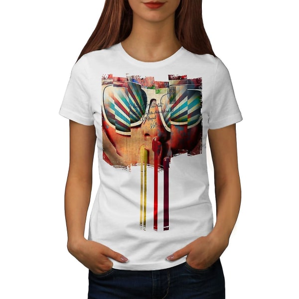 Face Solglasögon Vintage T-shirt för kvinnor XL