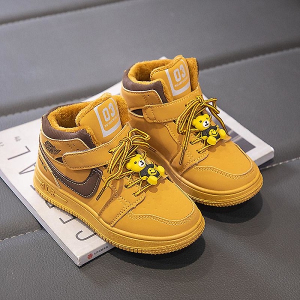 Sneakers för barn Andas Pojkar Flickor Skateboard Skor Löparskor 02 Yellow 32