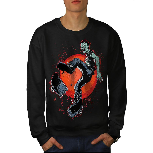 Bad Guy Skater Cool män Blacksweatshirt M