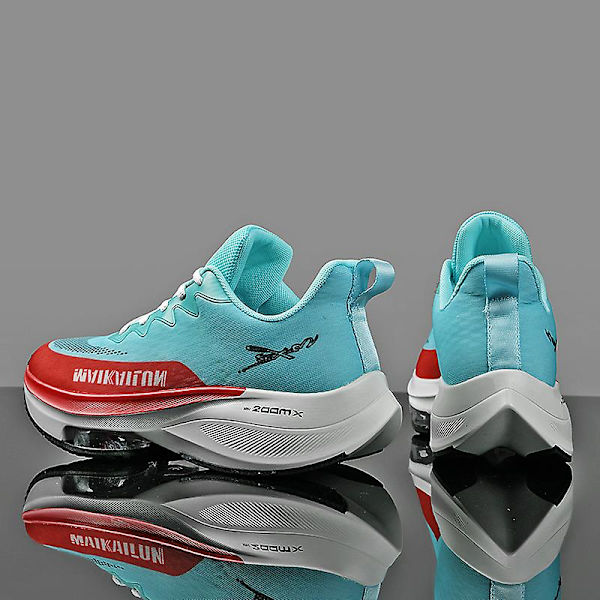 Mens Air Sports Löparskor Andas Sneakers Universal Outdoor Training Shoes Yja2208 Cyan 43