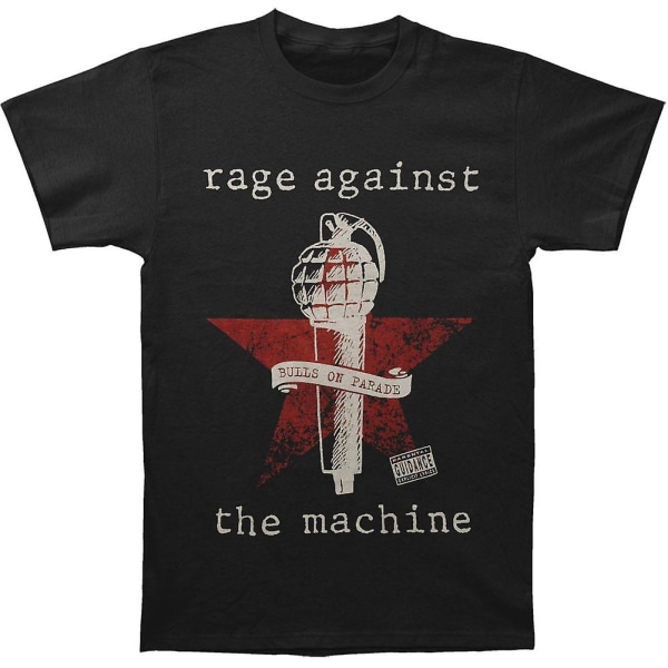 Rage Against The Machine Bulls On Parade Mic T-shirt L