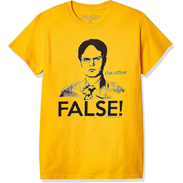 T-line mäns Dwight False The Office T-shirt Large