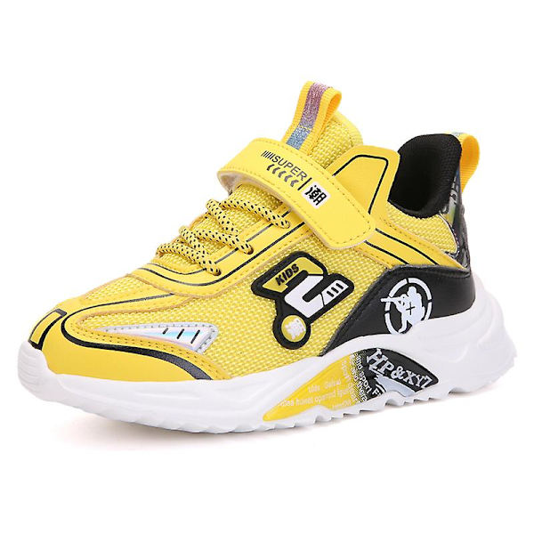 Sneakers för barn Andas Pojkar Flickor Löparskor Mode Sportskor 3At920 Yellow 34