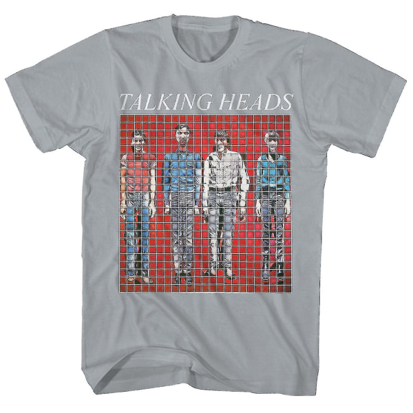 Talking Heads T Shirt Fler låtar om byggnader och mat Albumkonst Talking Heads Shirt S