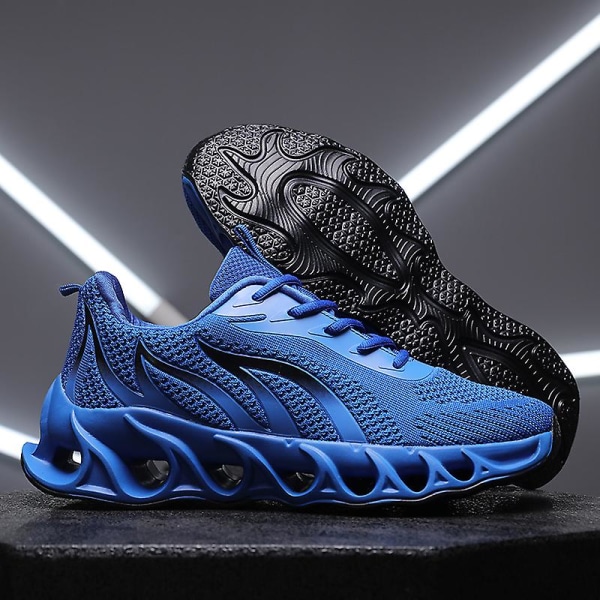 Herrskor Flying Woven Casual Shoes Andas Sneakers Sportskor 8818 Blue 43