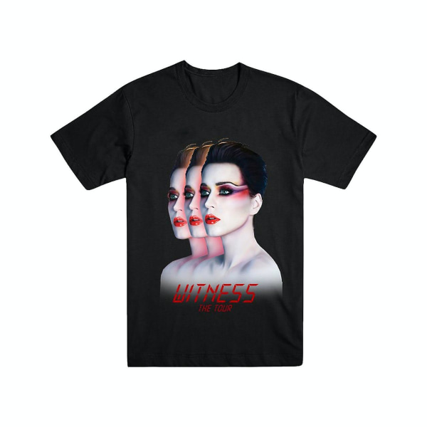 Katy Perry Tour Triptych Svart Dateback T-shirt M