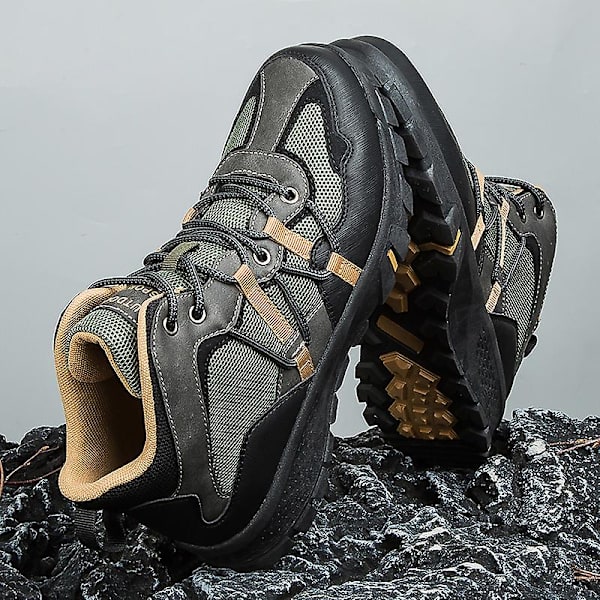 Vandringsskor för herr Andas Sneakers Halkfria utomhusskor 762 Green 42