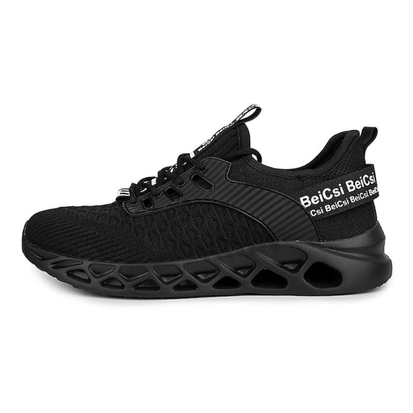 Herrsneakers löptennisskor Lättviktsventilerande Sport Athletic 3C013 Black 42