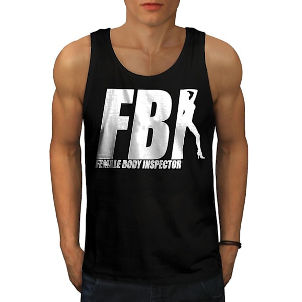 Offensiv Joke Funy Men Blacktank Top M