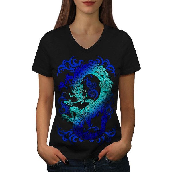 Fantasy Dragon Mystical Women T-shirt 3XL