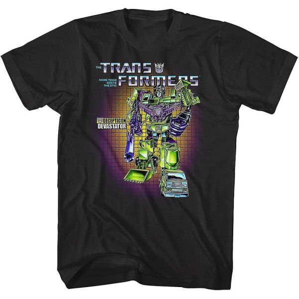 Box Art Devastator Transformers T-shirt M