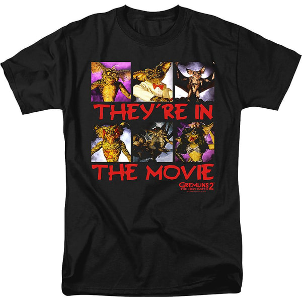 De är med i filmen Gremlins 2 The New Batch T-Shirt M