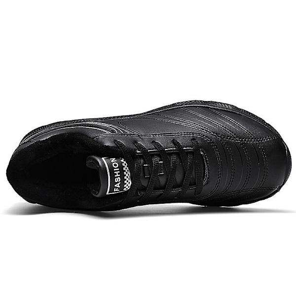 Herr Dam Sneakers Andas Promenadskor Mode Sportskor Äldre Skor H6870 Black 41