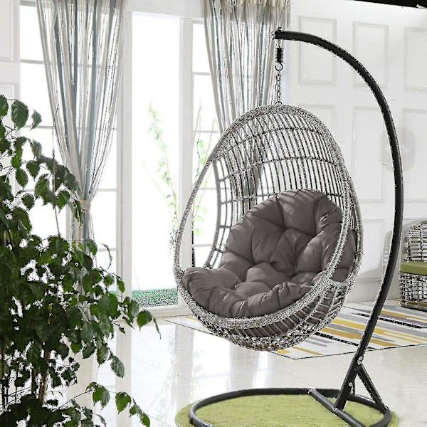 Basket Egg Stol Sittdynor Trädgårdshängmatta Cradle Pads Only Mat Dark Grey