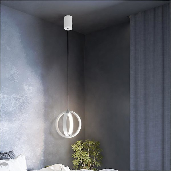 17W Sovrum Sängbord Liten ljuskrona Designer Led vardagsrumslampa Studierum Matsalslampa