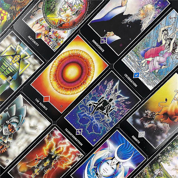 Nya Osho Zen Tarot-kort Pdf-guidebok engelsk version Oracle Deck Board Game For Party78st Tt02