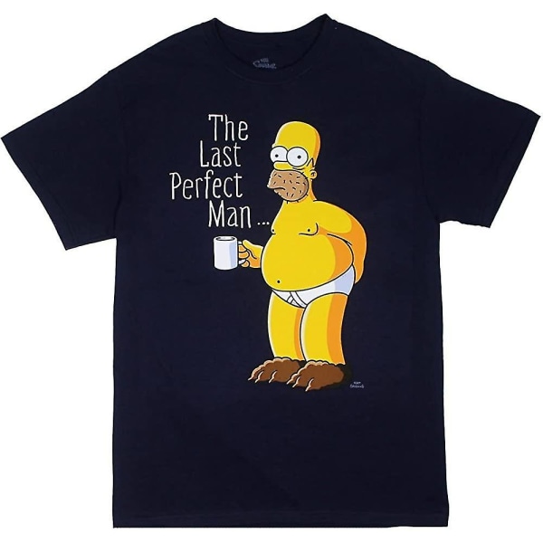 The Simpsons Homer The Last Perfect Man Marin T-shirt (x-large) L