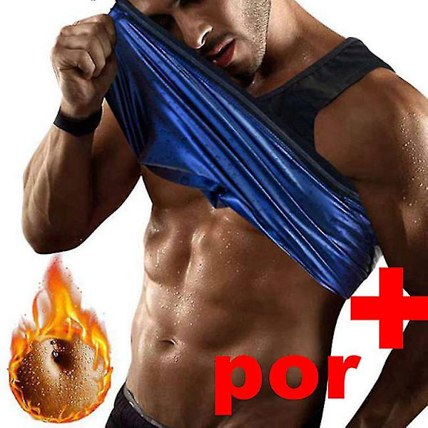 Lequeen Herr Neopren Svett Bastuväst Waist trainer Slimming Body Shapers Väst Shapewear Korsett Gym Underkläder Dam Fat Burn Linne,väst Herr Pro 4XL to 5XL