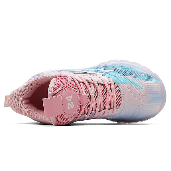 Basketskor för barn Mode Halkfria sneakers Sportskor som andas T8808 Pink 32